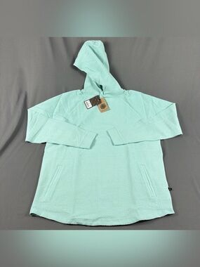 Swannies Golf Hoodie Camden XXL Aqua Cotton Polyester Spandex NWT MSRP $119